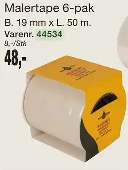 Harald Nyborg Malertape 6-pak tilbud