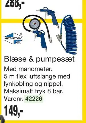 Harald Nyborg Blæse & pumpesæt tilbud