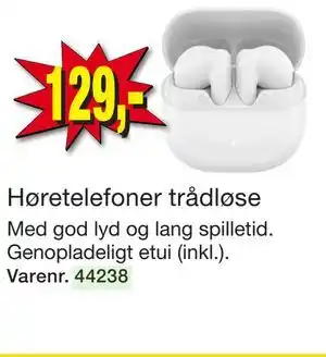 Harald Nyborg Høretelefoner trådløse tilbud