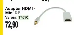 Harald Nyborg Adapter HDMI - Mini DP tilbud