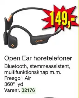 Harald Nyborg Open Ear høretelefoner tilbud