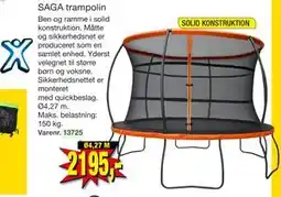 Harald Nyborg SAGA trampolin tilbud