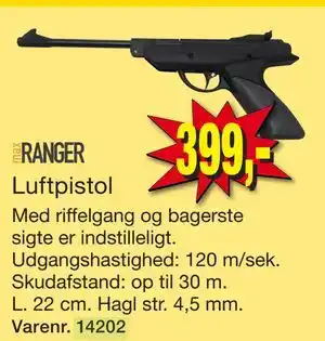 Harald Nyborg Luftpistol tilbud