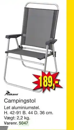 Harald Nyborg Campingstol tilbud