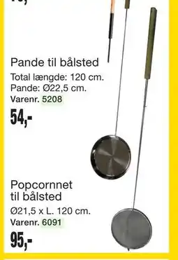 Harald Nyborg Popcornnet til bålsted tilbud