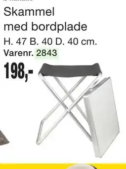 Harald Nyborg Skammel med bordplade tilbud