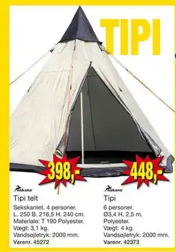 Harald Nyborg Tipi telt tilbud