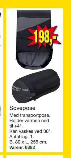 Harald Nyborg Sovepose tilbud