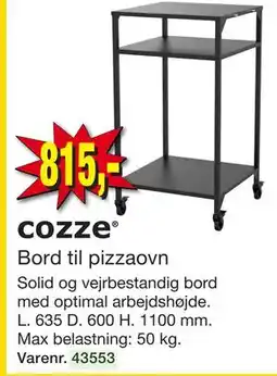 Harald Nyborg cozze Bord til pizzaovn tilbud
