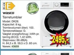 Harald Nyborg wasco Tørretumbler tilbud