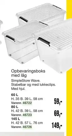 Harald Nyborg Opbevaringsboks med låg tilbud