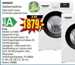 Harald Nyborg wasco Vaskemaskine tilbud