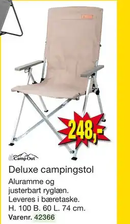 Harald Nyborg Deluxe campingstol tilbud