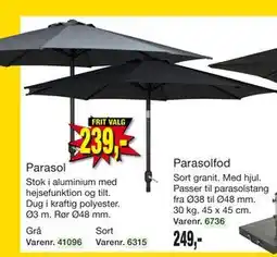 Harald Nyborg Parasol tilbud