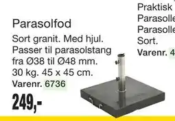 Harald Nyborg Parasolfod tilbud