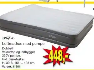 Harald Nyborg Luftmadras med pumpe tilbud