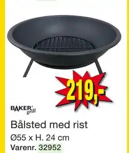 Harald Nyborg Bålsted med rist tilbud