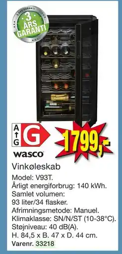 Harald Nyborg Vinkøleskab tilbud