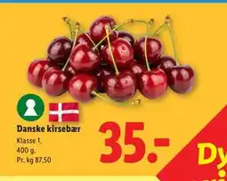Lidl Danske kirsebær tilbud