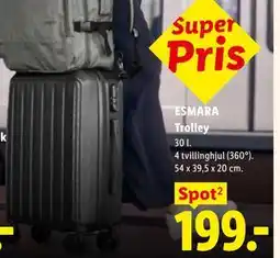 Lidl ESMARA Trolley tilbud