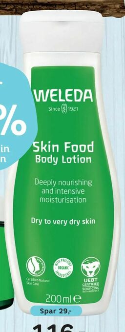 Helsam Skin Food Body Lotion tilbud