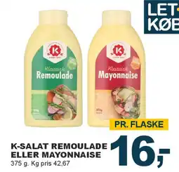 Let-Køb K-Salat Remoulade eller Mayonnaise tilbud