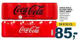 Let-Køb Coca-Cola 24 x 33 cl (Original eller Zero) tilbud
