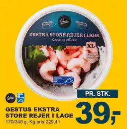 Let-Køb Gestus Ekstra Store Rejer i Lage tilbud