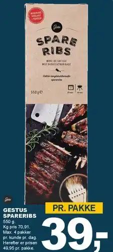 Let-Køb Gestus SpareRibs tilbud