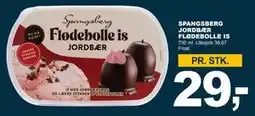 Let-Køb SPANGSBERG JORDBÆR FLØDEBOLLE IS tilbud