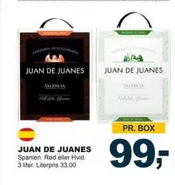 Let-Køb JUAN DE JUANES tilbud