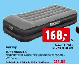 jem & fix Luftmadras (enkelt) tilbud