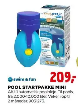 jem & fix Pool Startpakke Mini tilbud