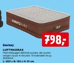jem & fix Luftmadras (høj model) tilbud
