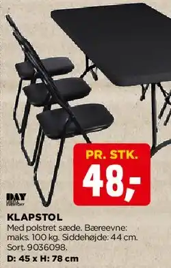 jem & fix KLAPSTOL tilbud