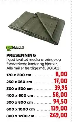 jem & fix PRESENNING tilbud