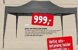 jem & fix EASY UP PAVILLON COMO tilbud