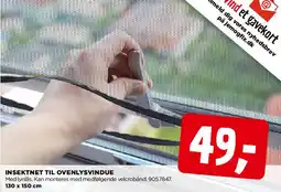 jem & fix Insektnet til ovenlysvindue tilbud