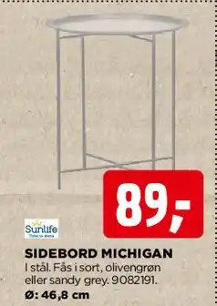 jem & fix Sidebord Michigan tilbud