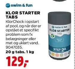 jem & fix Klor Starter Tabs tilbud