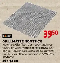 jem & fix Grillmåtte nonstick tilbud
