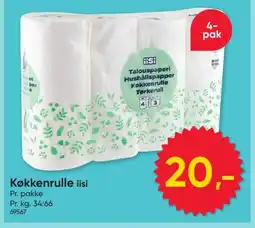 BigDollar Køkkenrulle iisi tilbud