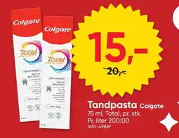 BigDollar Tandpasta Colgate tilbud