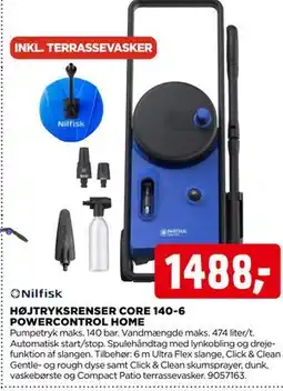 jem & fix HØJTRYKSRENSER CORE 140-6 POWERCONTROL HOME tilbud