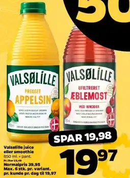 Netto Valsølille juice / smoothie tilbud