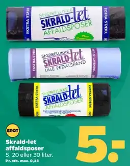 Netto Skræld-let affaldsposer tilbud