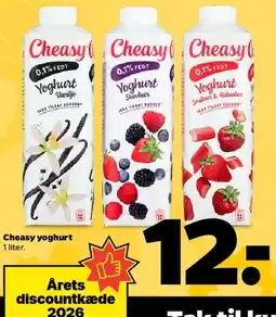 Netto Cheasy yoghurt 1 L tilbud