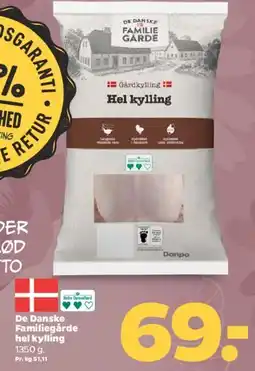 Netto De Danske Familiegaarde hel kylling tilbud