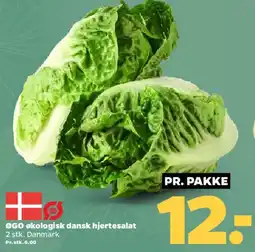 Netto ØKO økologisk dansk hjertesalat tilbud