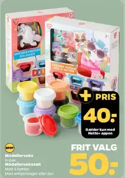 Netto Modellervoks (9-pak) tilbud